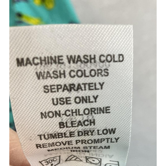 Only Necessities Dress Womens Medium Blue Paisley Short Sleeve Kaftan Maxi - Picture 5 of 9